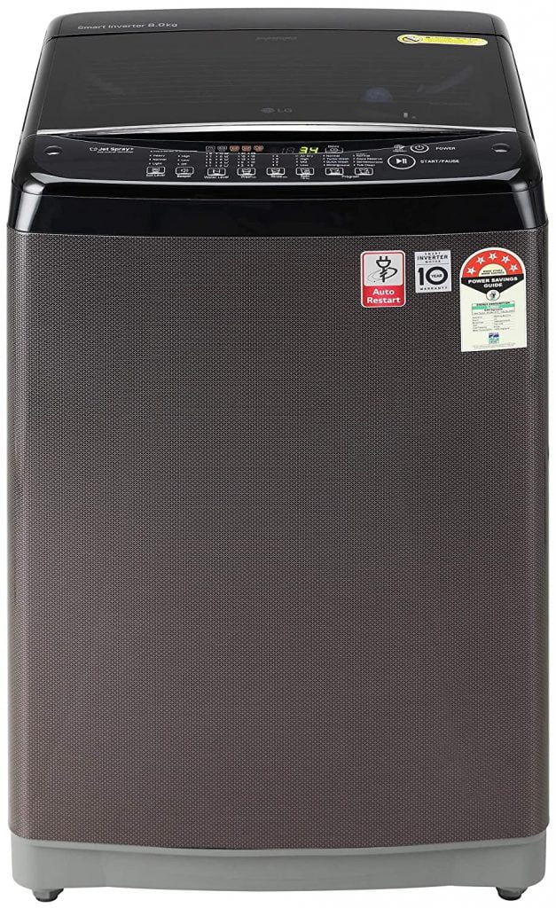 LG 8.0 Kg Inverter Fully Automatic Top Loading Washing Machine